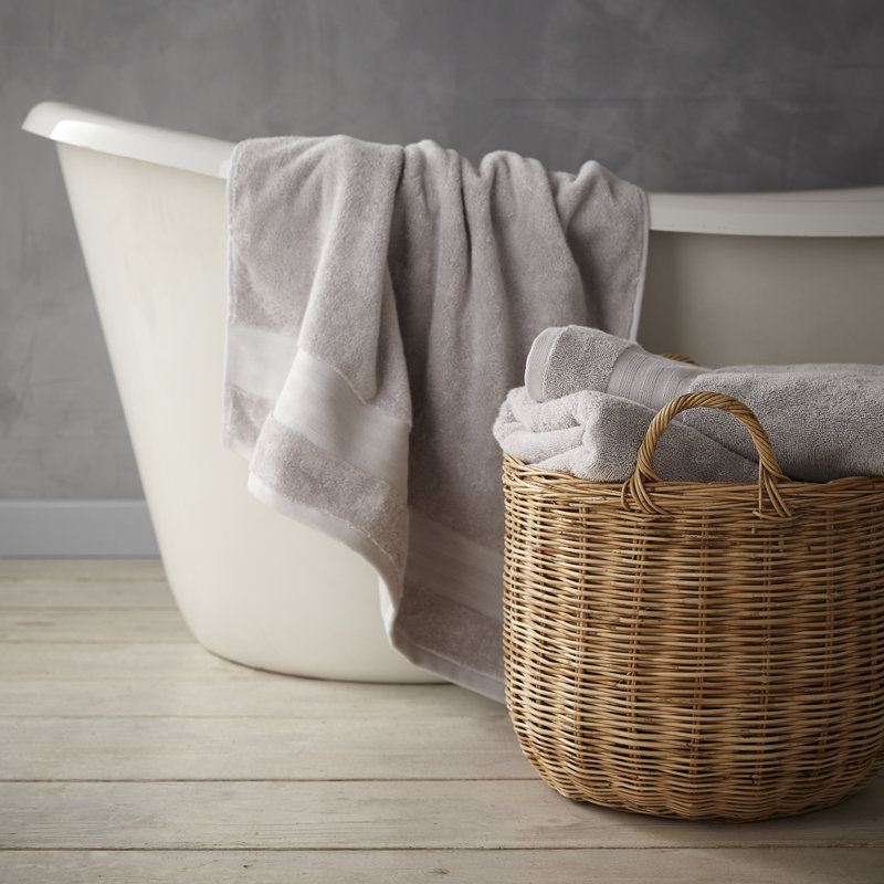 Luxe Plush Bath Sheet, Silver