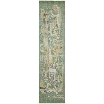 Hargun Meadow Mix Wool Handcrafted Area Rug