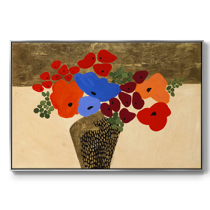 " Defining Moment ", 17" H x 25" W x 2" D, Silver Floater Framed Canvas
