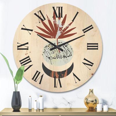 Solid Wood Wall Clock