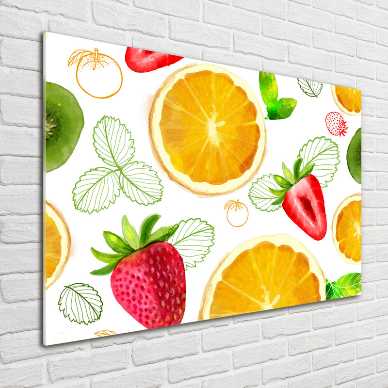 Fruits - No Frame Print on Glass