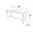 Jadyel Beachstone Ribon Console Table