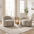 Blaklee Upholstered Swivel Barrel Chair