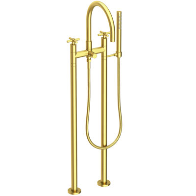 Exposed Tub & Hand Shower Set W/Risers