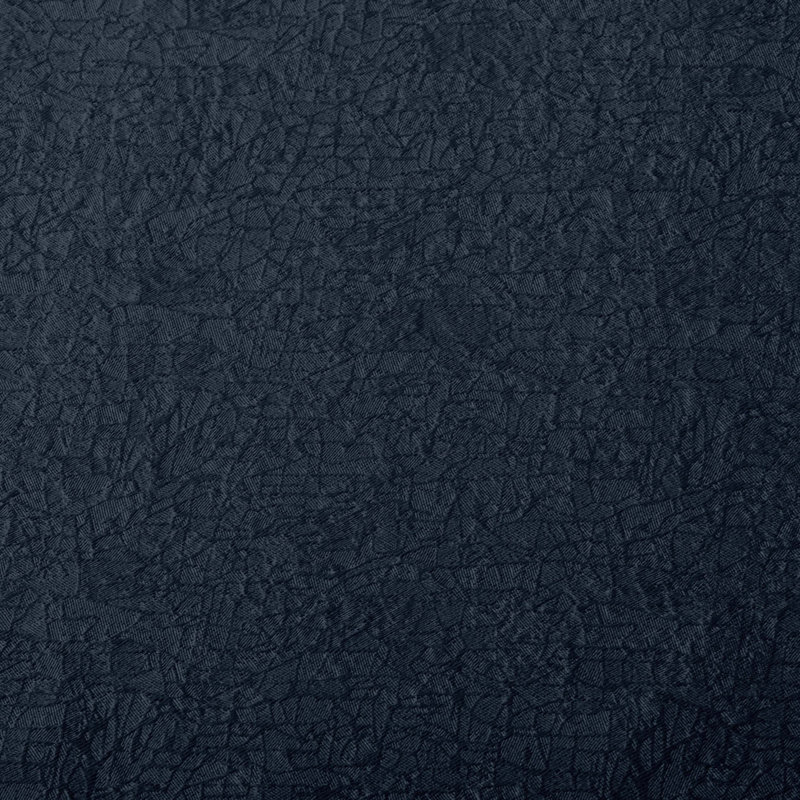 Kinlaw Textured Thermal Polyester Light Filtering Room Darkening Curtain Pair, 42" W x 96" L, Navy Blue