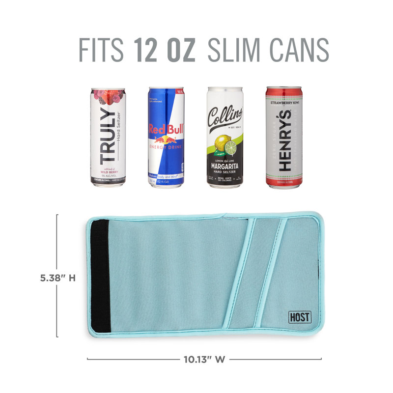 Insta-Chill Slim Can Sleeve, Blue