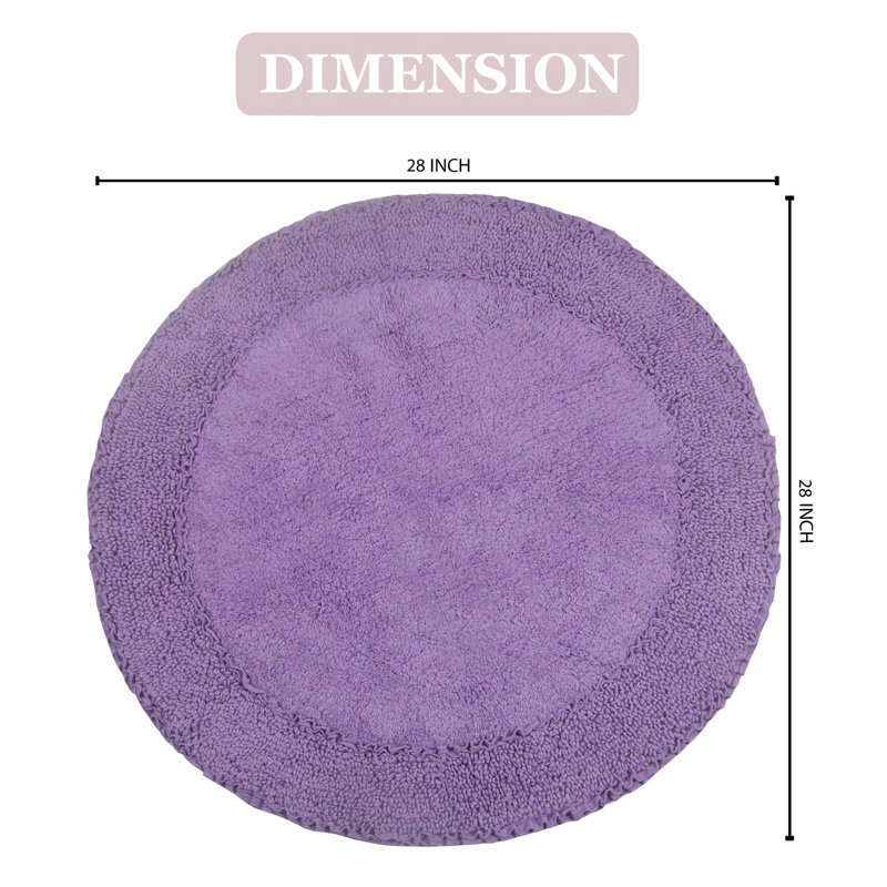 Tapis pour salle de bain 28 po, Mauve