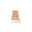 Wooler 195cm Long Reclining Acacia Single Chaise