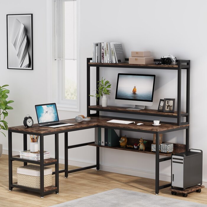 Inbox Zero Doltin Computer Desk & Reviews | Wayfair