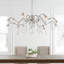 Luminaire suspendu en cristal 9 lumières
