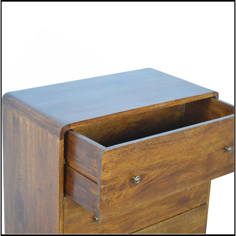 Commode courbée courbée