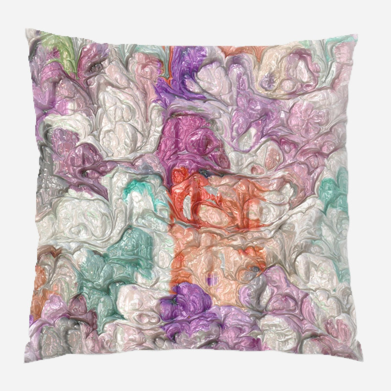 Creslow Throw Pillow, Microsuede, Indoor