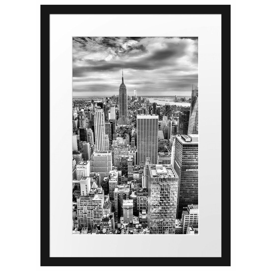 Gerahmtes Poster New York Skyline