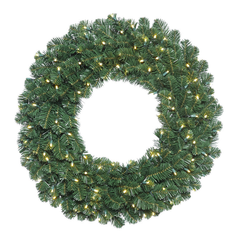 Couronne de sapin artificielle 36 po Oregon, Oui
