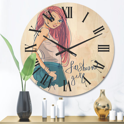 Solid Wood Wall Clock