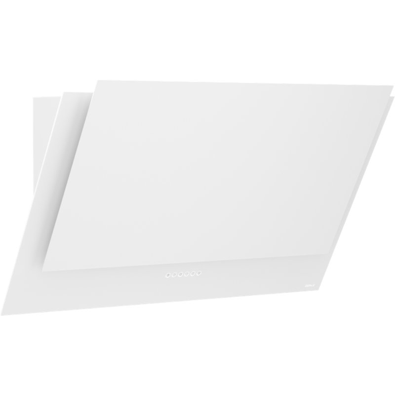 Zephyr Apex 90 cm. Hotte murale avec lumières DEL, Blanc mat