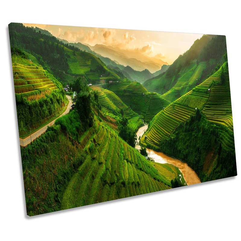 Mu Cang Chai Vietnam - Wrapped Canvas Print, 30.5cm H x 45.7cm W