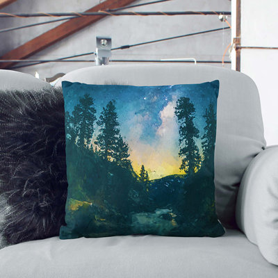 Mountain Stream Cushion with Filling