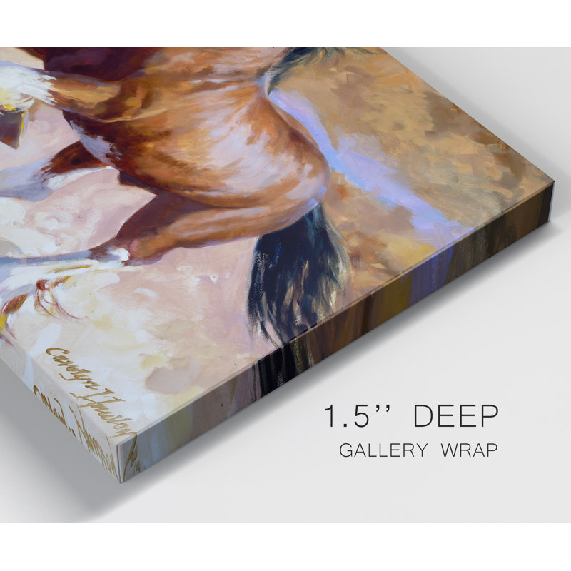 «Rumi's Run», reproduction d'art sur toile, H 48 po x l 32 po x P 1 po