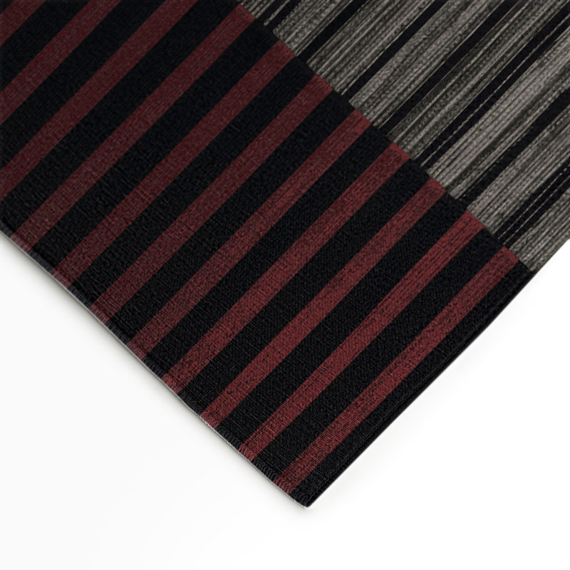 Tapis intérieur / extérieur brun HorizontalStripes