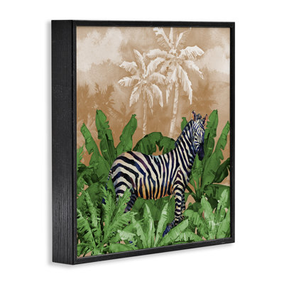 «Jungle Life Zebra Giclee Art» par Paul Brent