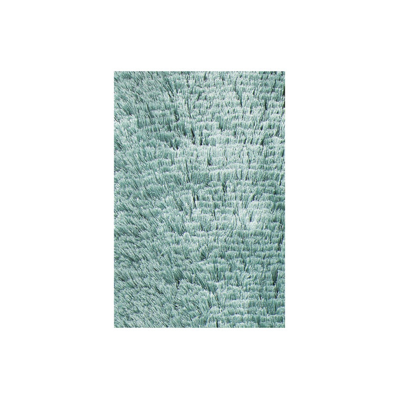 Chandra Rugs Giulia Collection Plush Modern Contemporary Hand-Woven Silver White Grey Shag Polyester Pile Material Handmade Area Rug
