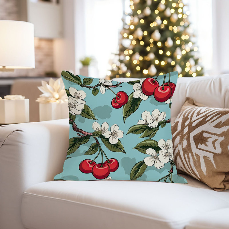 Food and Kitchen Cherry Dreams I Modern, 16"H x 16"W