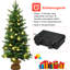 2.95' H Lighted Artificial Fir Christmas Tree