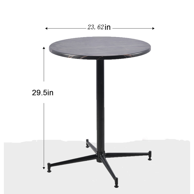 Table bistro ronde 23,62 po Dairon