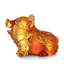 Cristal animal, cochon, porcelet de la fortune