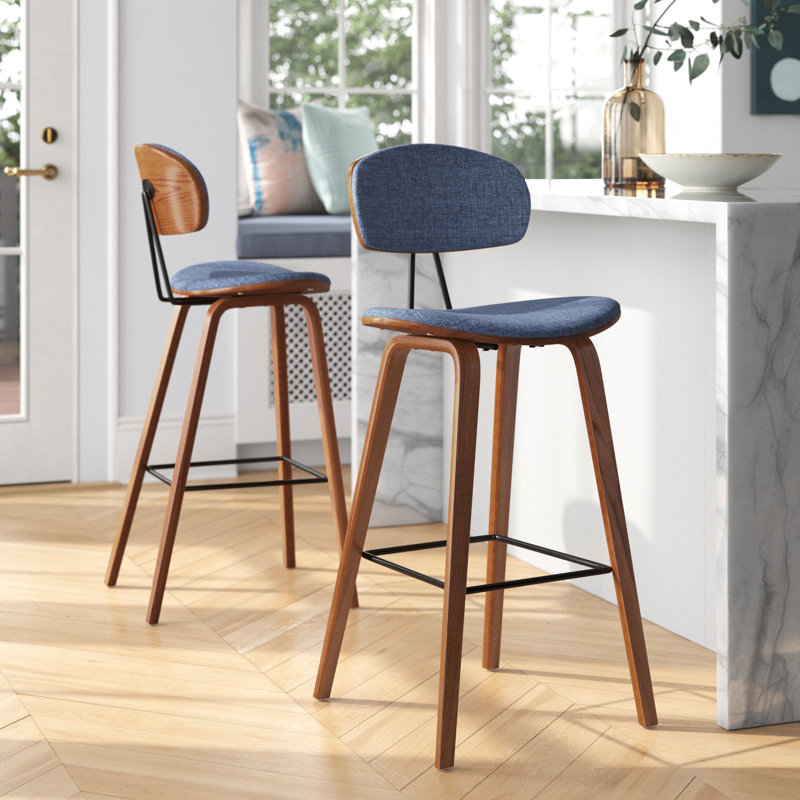 Tabouret de bar 28,74 po Parkville, Bleu