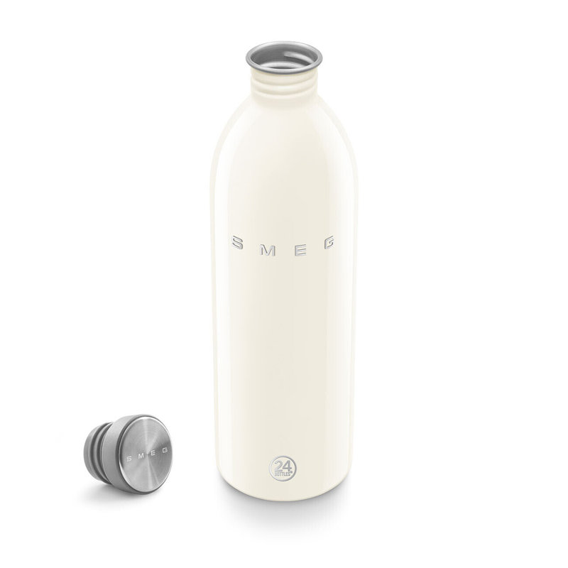 Bouteille urbaine 1l Smeg X 24bottles, Crème, crème