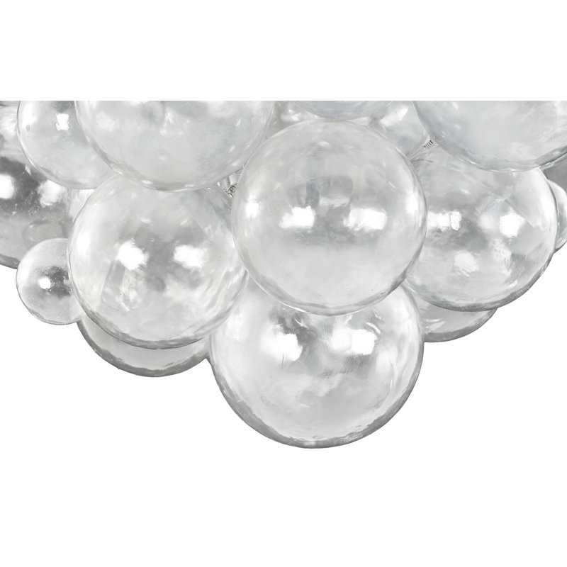 Muriel 5-Light LED Geometric Chandelier, Silver