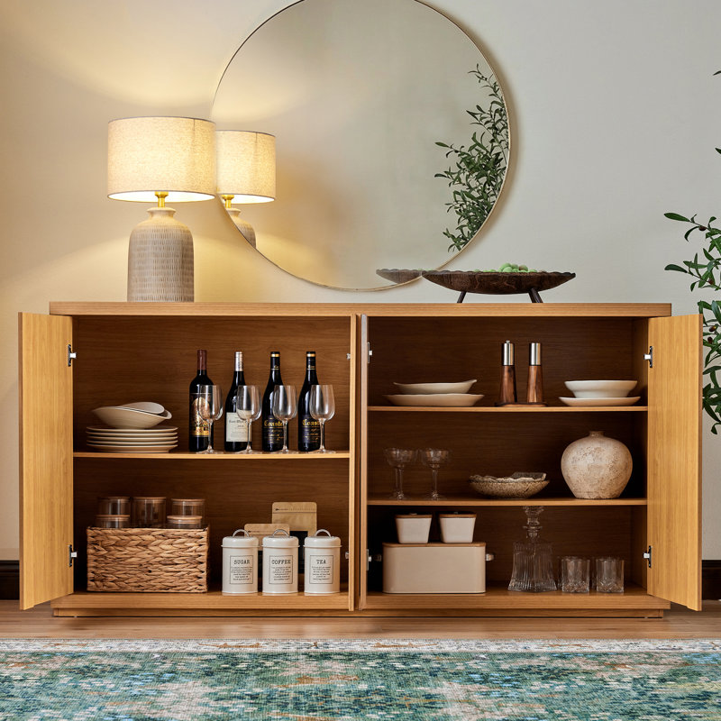 178cm Sideboard, Honey Oak