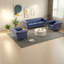 Canapés bleus confortables, pu durables, style traditionnel pour la maison