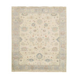 Oriental Area Rug in Ivory