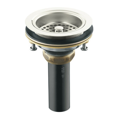 Duostrainer Sink drain and strainer with tailpiece
