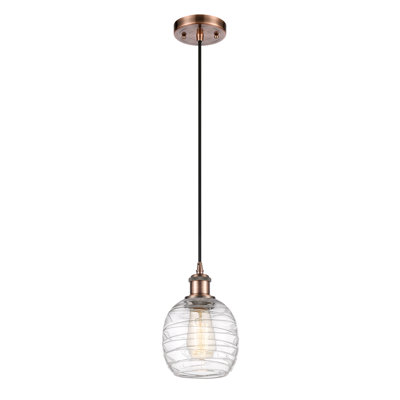 Luminaire suspendu simple à 1 lumière Amila