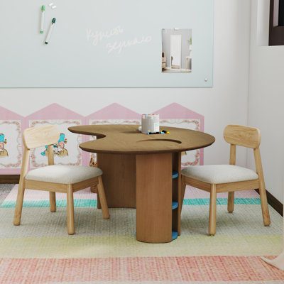 Kids 3 Piece Play Or Activity Table And Chair Set