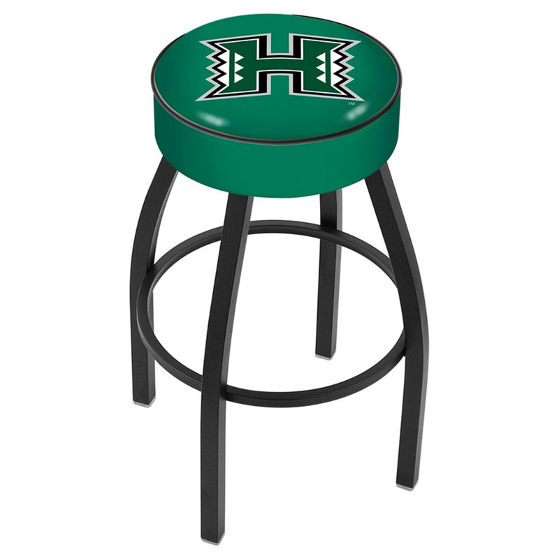 Tabouret de bar et de comptoir NCAA, Hawaii, Noir, Tabouret de bar (assise de 30 po de hauteur)