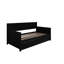 Lit de jour simple en bois massif avec couchette coulissante McDougal-1882693028
