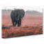 Marching Elephant In Abstract - Wrapped Canvas-55361946