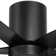 CORMAC 52 inch 5-Blade Hugger Ceiling Fan With Remote - (No Light)