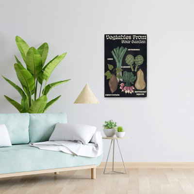 Jardin, légumes frais, plante rustique et vibrante, art mural d'automne