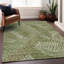 Tapis olive Prisco lavable à la machine de qualité supérieure-1417311950