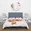 Deux roses rouges - Ensemble de housse de couette traditionnel - Polyester en microfibre-66388491