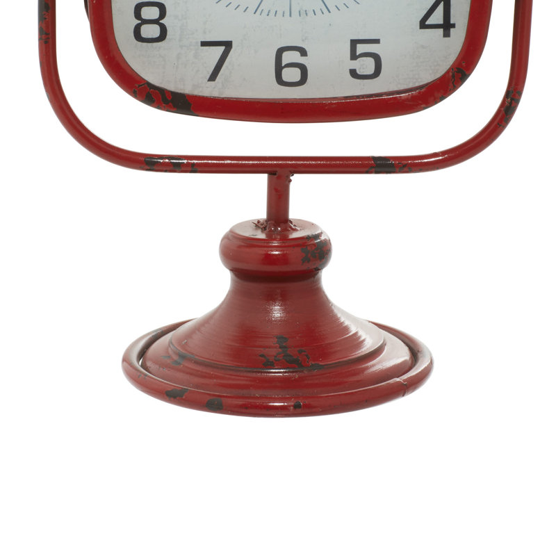 Horloge de table en métal