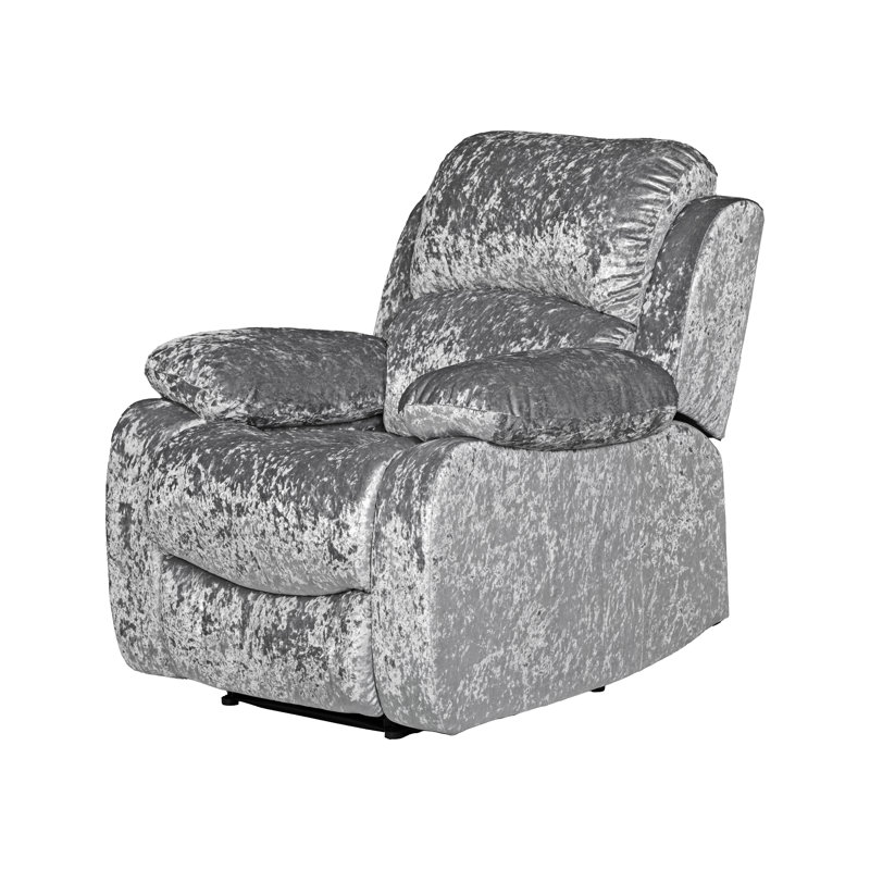 Henris 88.5cm Wide Velvet Standard Recliner