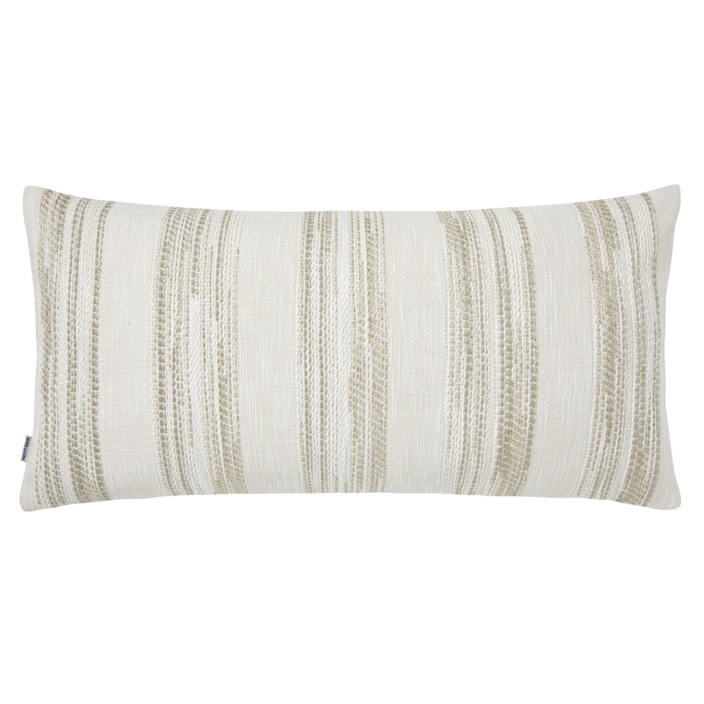 Mode Living Terra Striped Cotton Blend Reversible Throw Pillow | Wayfair