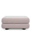 Outdoor Modular Sofa Malaga mauritius light grey - Ottoman